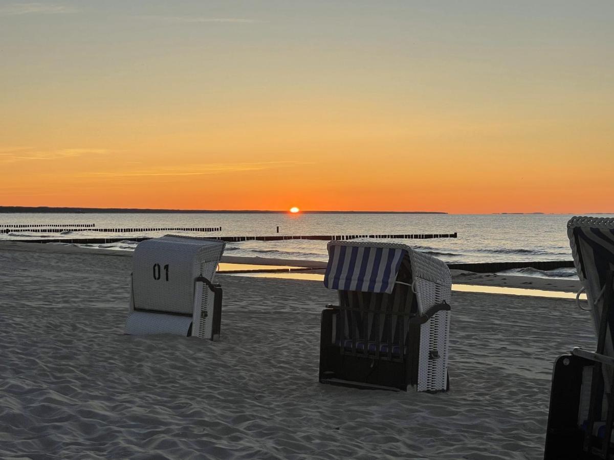 "Ab Zum Strand" Ferienwohnung Mit Balkon Zempin Esterno foto