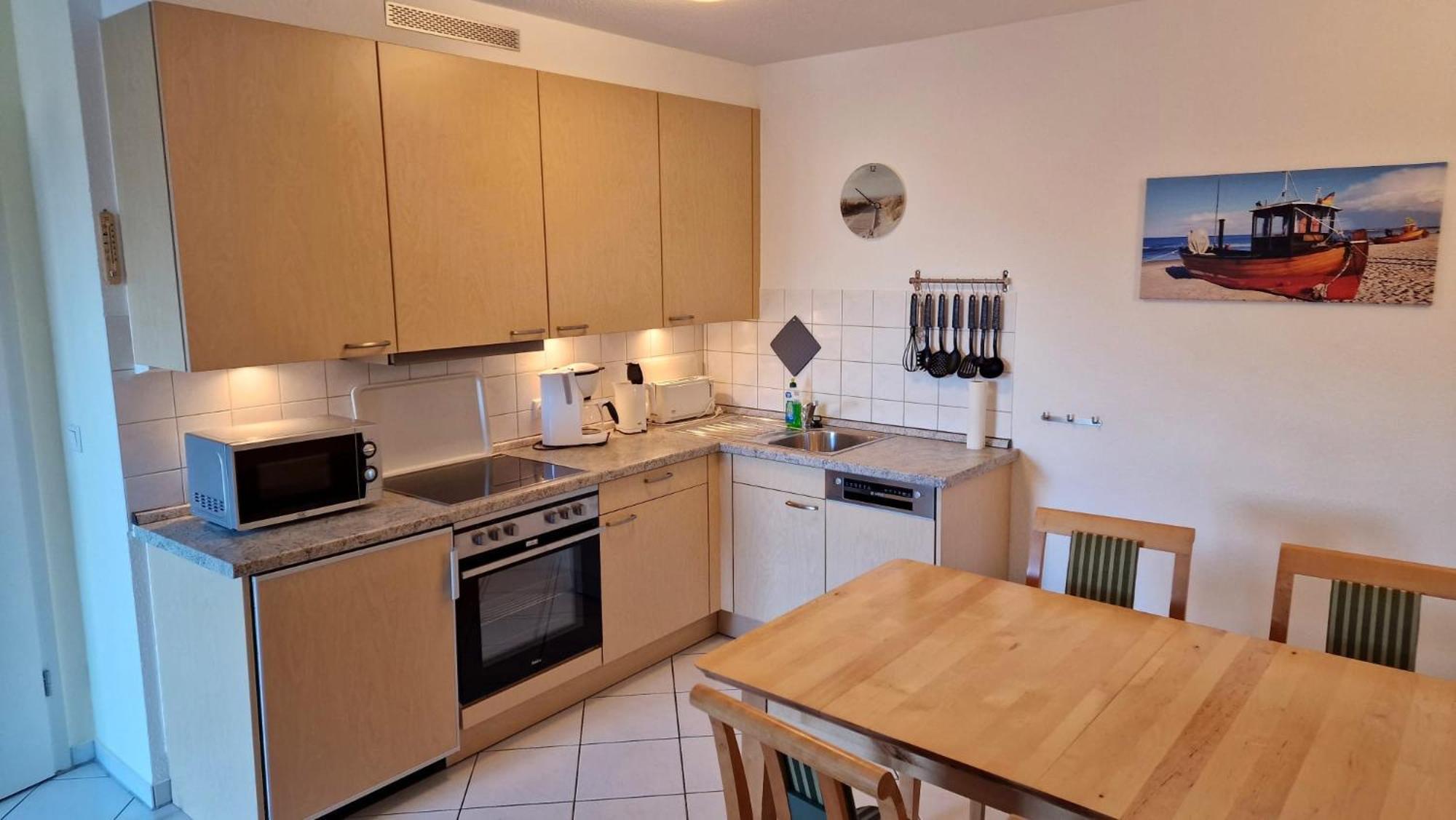 "Ab Zum Strand" Ferienwohnung Mit Balkon Zempin Esterno foto