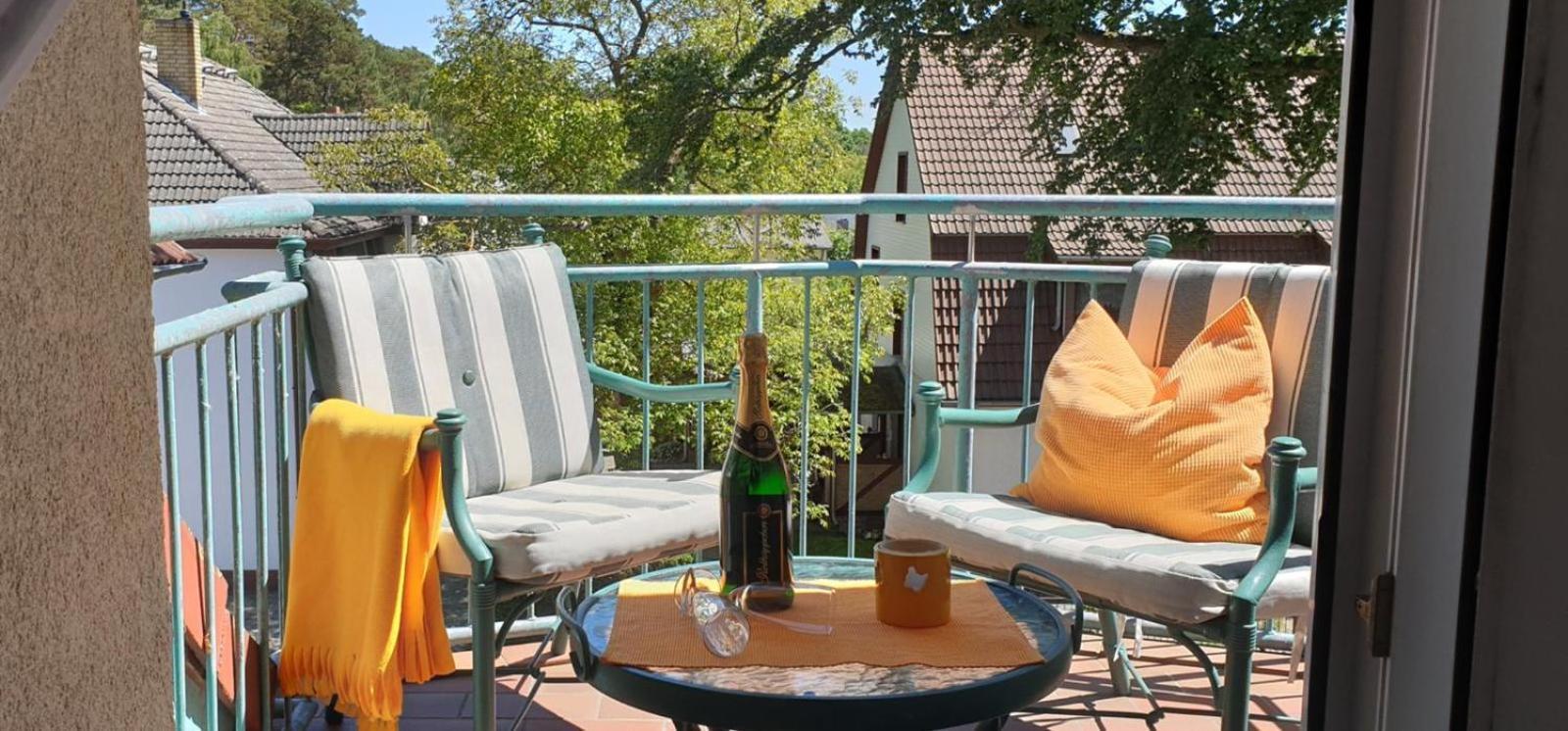 "Ab Zum Strand" Ferienwohnung Mit Balkon Zempin Esterno foto