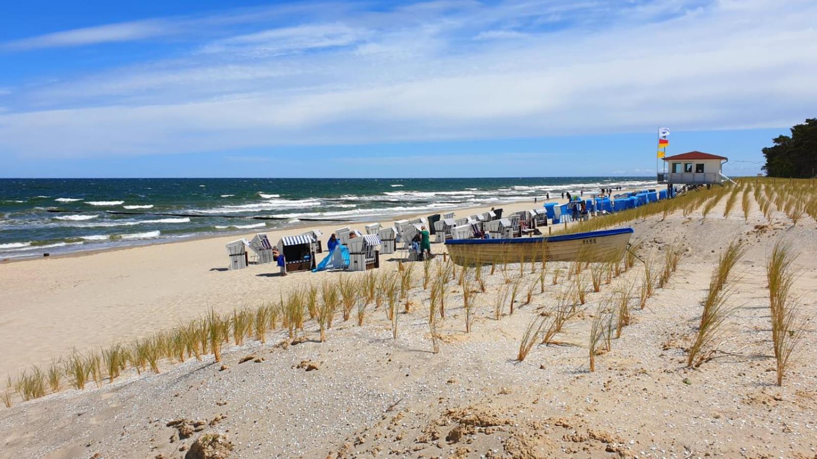 "Ab Zum Strand" Ferienwohnung Mit Balkon Zempin Esterno foto