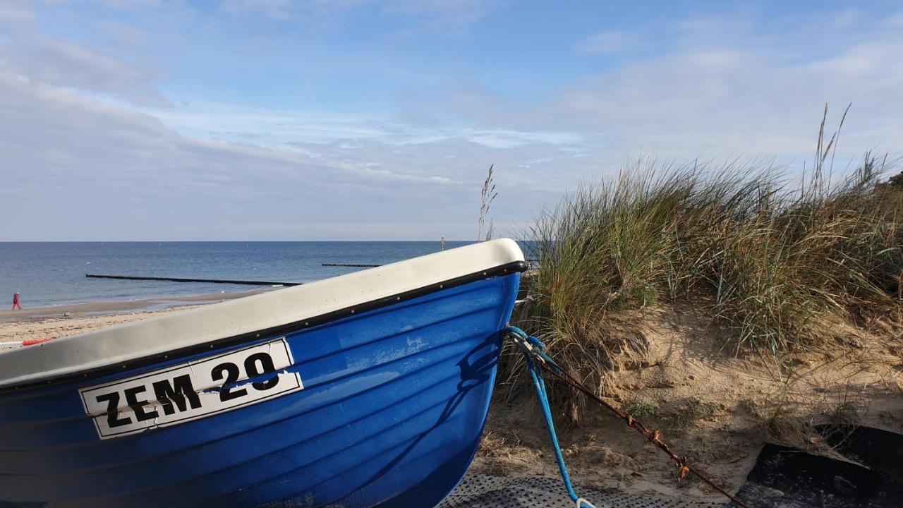 "Ab Zum Strand" Ferienwohnung Mit Balkon Zempin Esterno foto